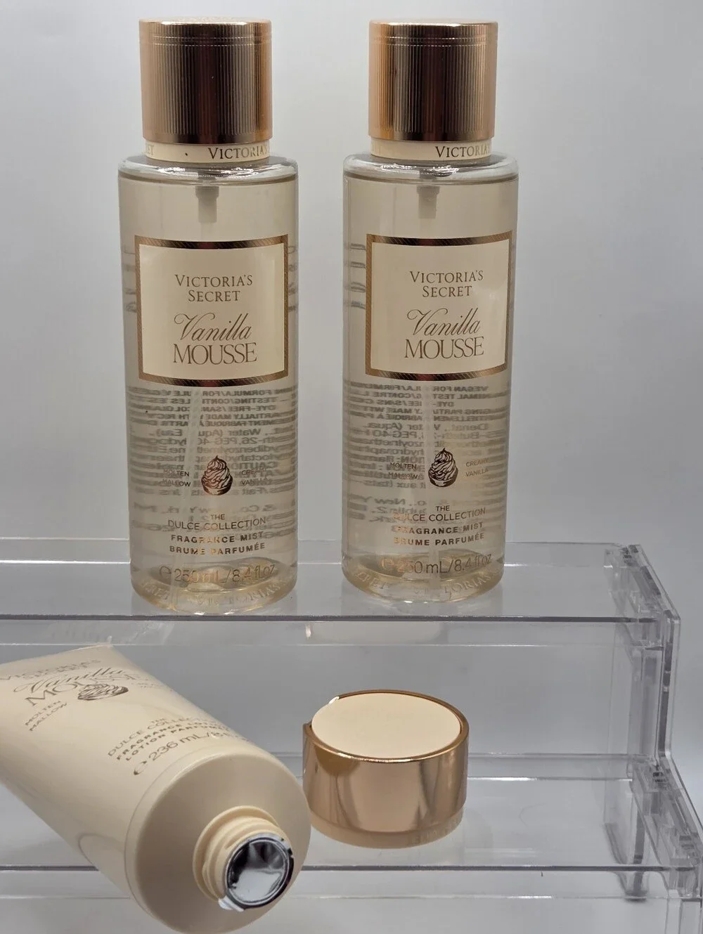 Victoria's Secret Vanilla Mousse Body Care Set New!!♡♡